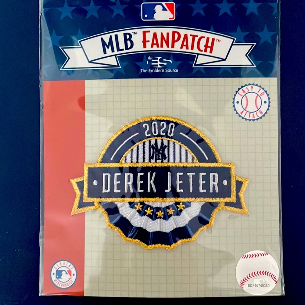 Yankees Derek Jeter Hall of Fame MLB collector Patch